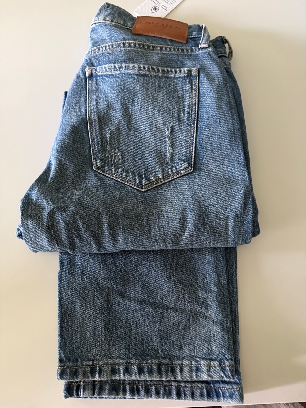 Lucky Brand Medium Blue Straight Leg Jeans